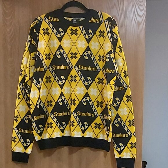 STEELERS NFL Apparel Ugly Christmas Sweater - Picture 1 of 7